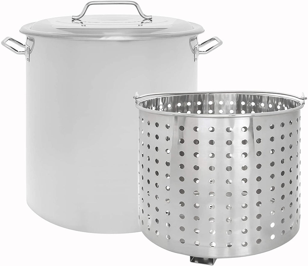 CONCORD Stainless Steel Stock Pot w/Steamer Basket – Concord Kettles