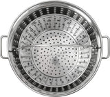 CONCORD Stainless Steel Stock Pot w/Steamer Basket