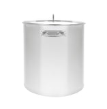 Series 3 Stainless Steel Brew Kettle w/ Flat Lid. (Avail. in 20 - 180 QT)