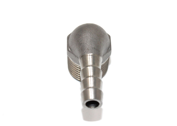 1/2" Barb Hose to 1/2" NPT threads Barbed Elbow (304 S/S)