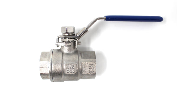 1/2" Female NPT Stainless Steel Ball Valve