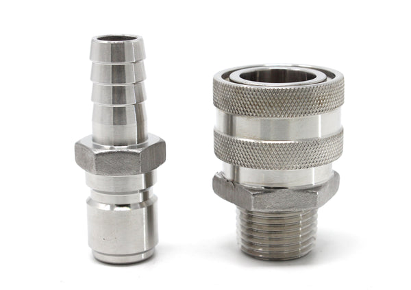 Quick Discount Barb Hose to MPT Set (304 S/S)