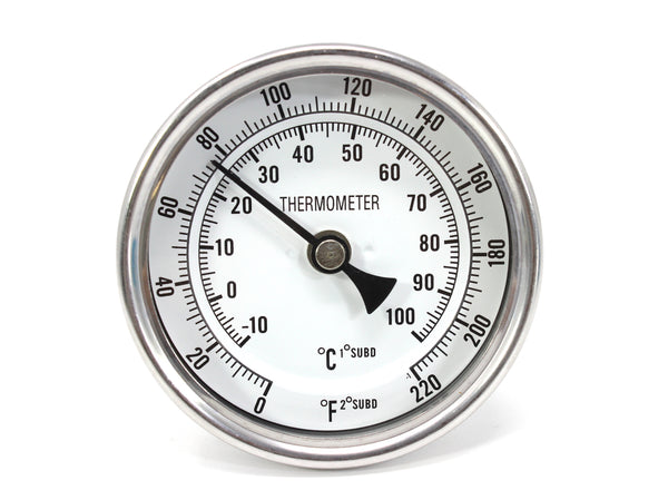 3" Glass Dial Thermometer